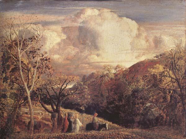 Samuel Palmer The Bright Cloud Sweden oil painting art